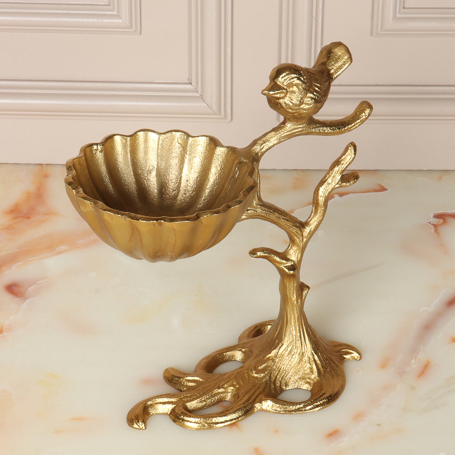 Gold Rush Metal Bowl Stand